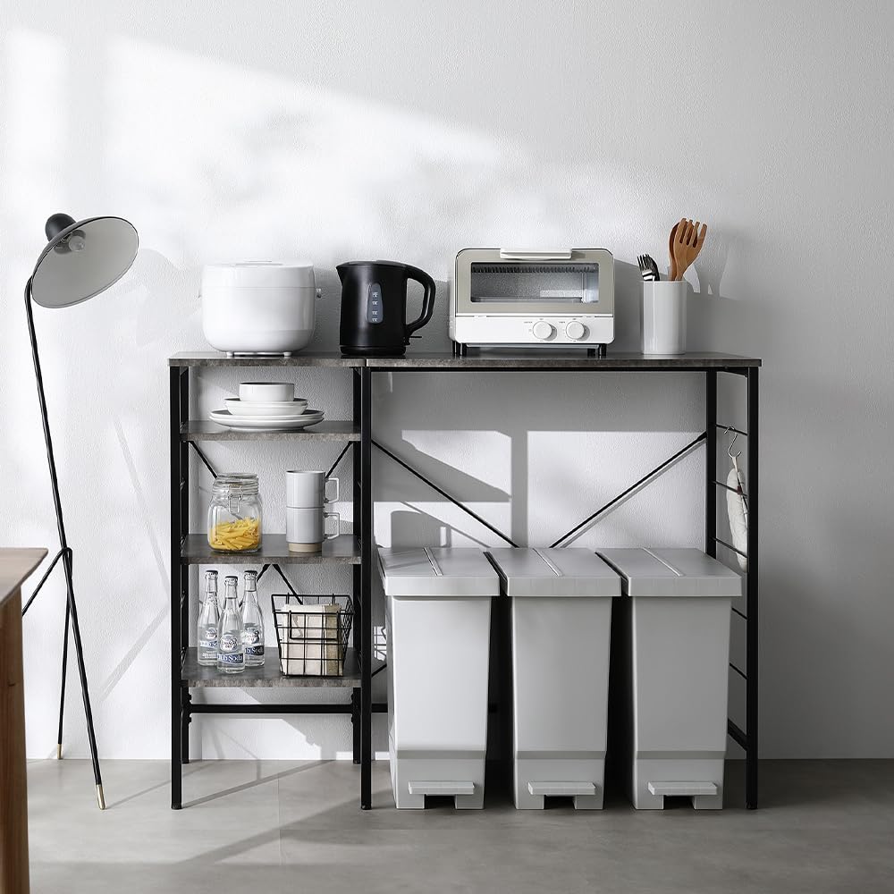 Amazon.co.jp: RASIK レンジラック カウンタータイプ キッチン 収納