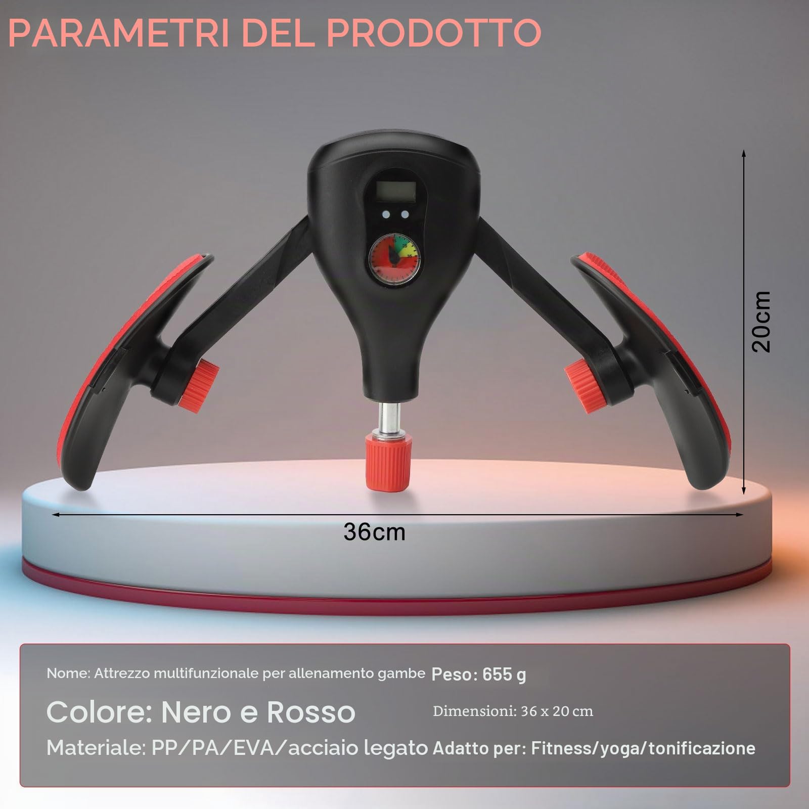 Allenatore per coscia, per uomini e donne, con angolo regolabile, design contabile, per pavimento pelvico, per allenare le gambe, per la casa, le cosce, gli adduttori
