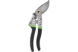 Pruning Shears for Gardening, Bonsai Cutters, Hedge Clippers, Tree and Spray Scissors (Green Black)