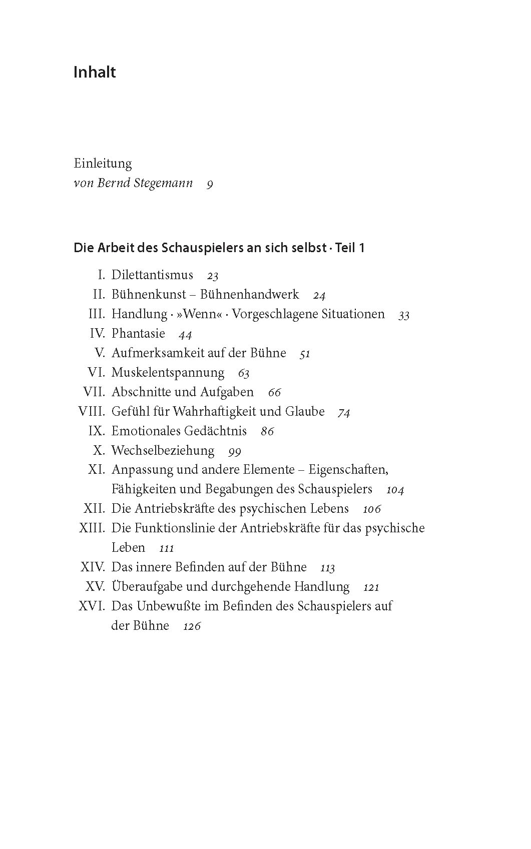 Stanislawski-Reader: Die Arbeit des Schauspielers an sich selbst und an der Rolle