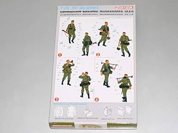 Amazon | ドラゴン 6105 1/35 WWⅡ ドイツ国防軍兵士 行軍