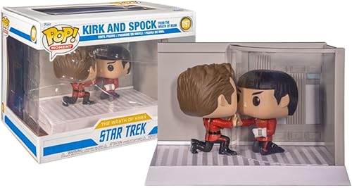 Funko Star Trek: The Wrath of Khan - Figura de momento de la película Kirk & Spock (exclusivo de Targetcon)
