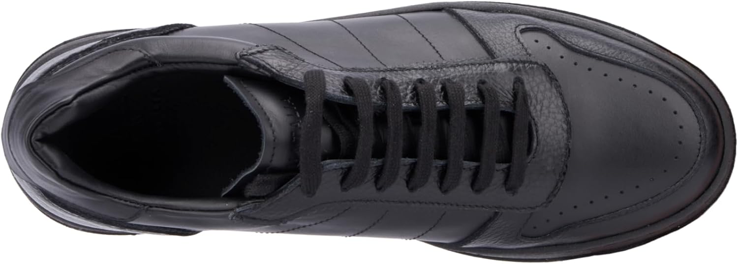Aquatalia Men's Cristo Sneakers Made in Italy, 70% Leather and 30% Tumbled Leather, Leather Lining, Round Toe, Rubber Outsole. - Image 6