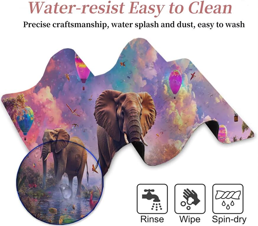 Tapis de souris XXL antidérapant et imperméable lavable PC - 7