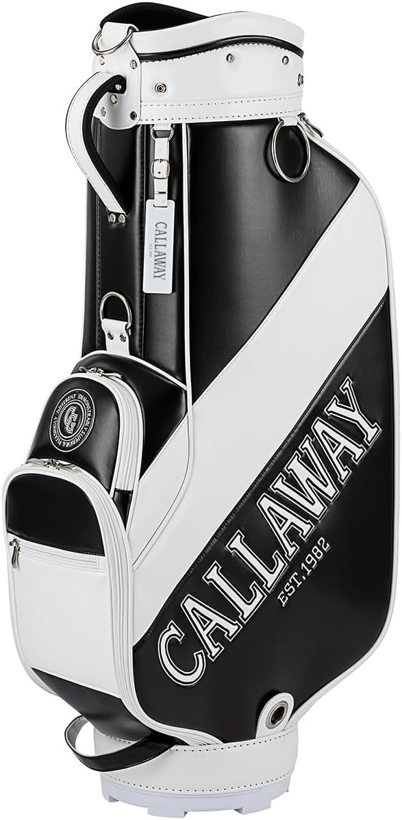 【2023年最新モデル】洗練されたデザインと機能性を兼ね備えた女性のためのゴルフキャディバッグ - 軽量で使いやすい5分割タイプ