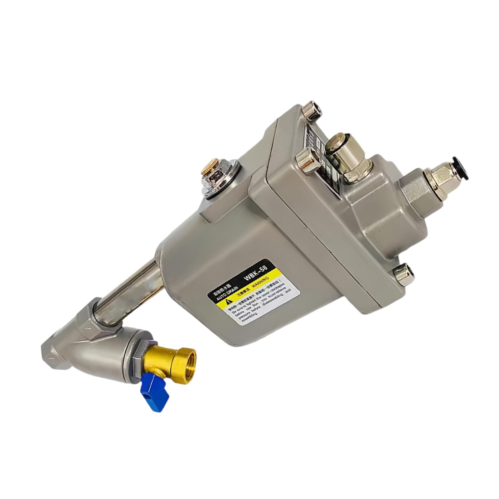 Zepfjhe Wbk 58 Efficient 0 Air Loss Drain Valves Double Filtration Manual For Compressed Air Systems Aluminum Mixture Drain Gate