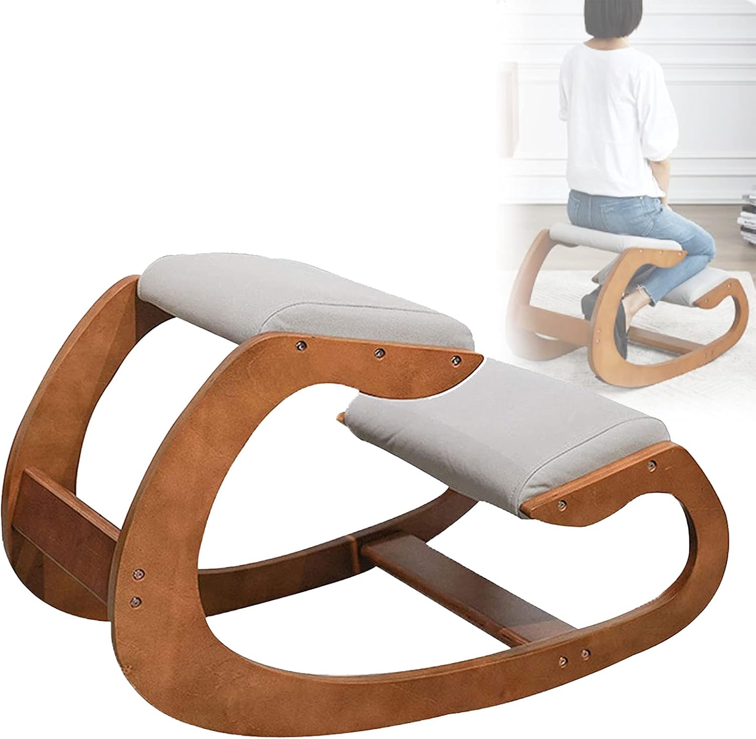 バランスチェア イージー 学習椅子 木製 骨盤サポートチェア 座