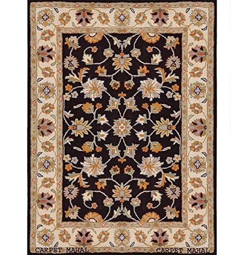 Image of Carpet Mahal Export Quality Handmade Tuffted Pure Woollen Carpet for Hall Living Room Bedroom Size 10 x 13 feet (300X390 Cm) Color-Multi