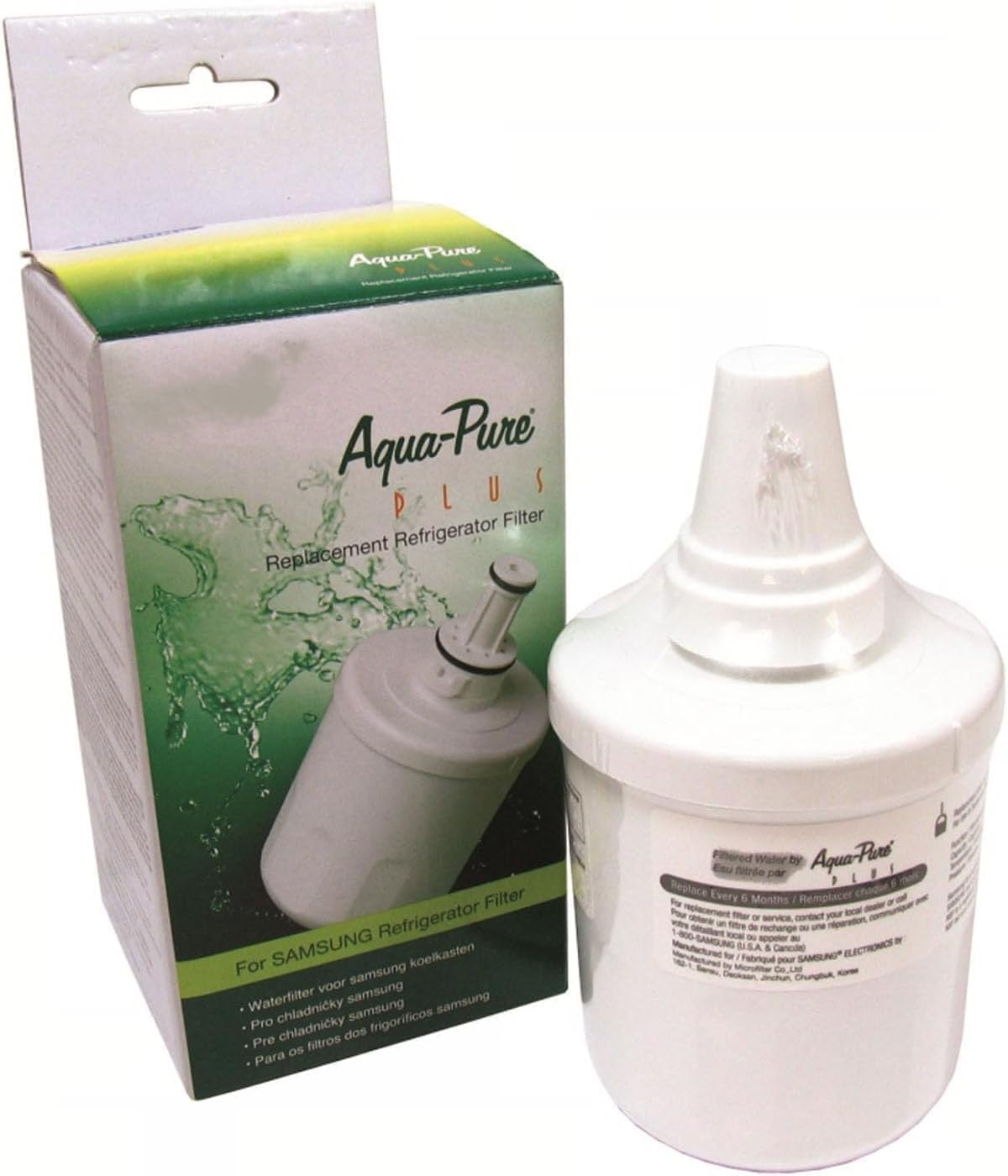 – Original Replacement DA29-00003F/HAFIN1-EXP Fridge Water Filter Compatible for Samsung Aqua Pure Plus DA29-00003A DA29-00003B DA29-00003A-B DA61-00159A DA97-06317A
