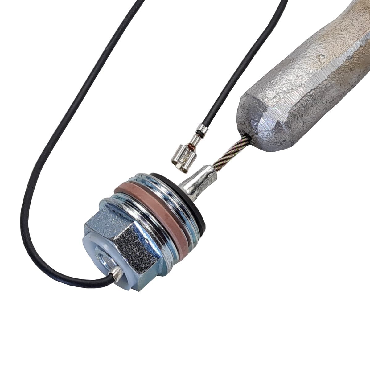 Magnesium Kettenanode 26 x 800 mm 1" DN25 für einen isolierten Einbau inkl. Zubehör flexibel 5-teilig mit PTFE-Dichtung Magnesiumanode Opferanode Schutzanode