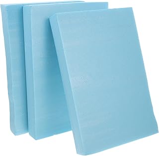HOMSFOU 3 Piezas tablero de espuma plataforma ambiental modelo material para hacer maquetas Tablero de manualidades de bricolaje tablero de poliuretano modelo de escena espumas Sky-blue