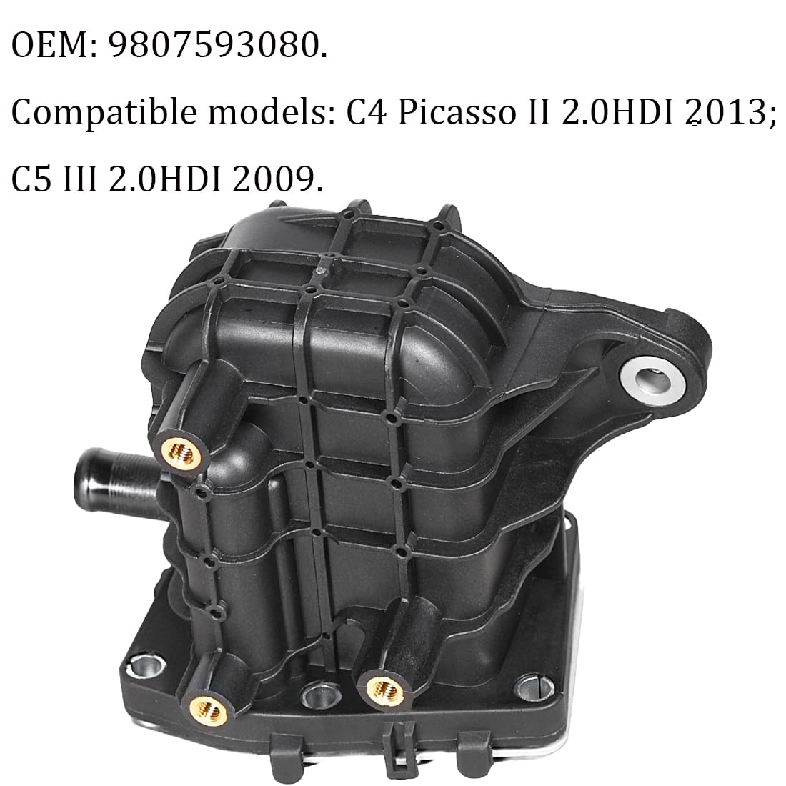 9807593080 Egr - Carcasa de repuesto para Ford SMAX Peu-geot 308 508 Citroen DS4 DS5 C4 C5 3553004 1861749