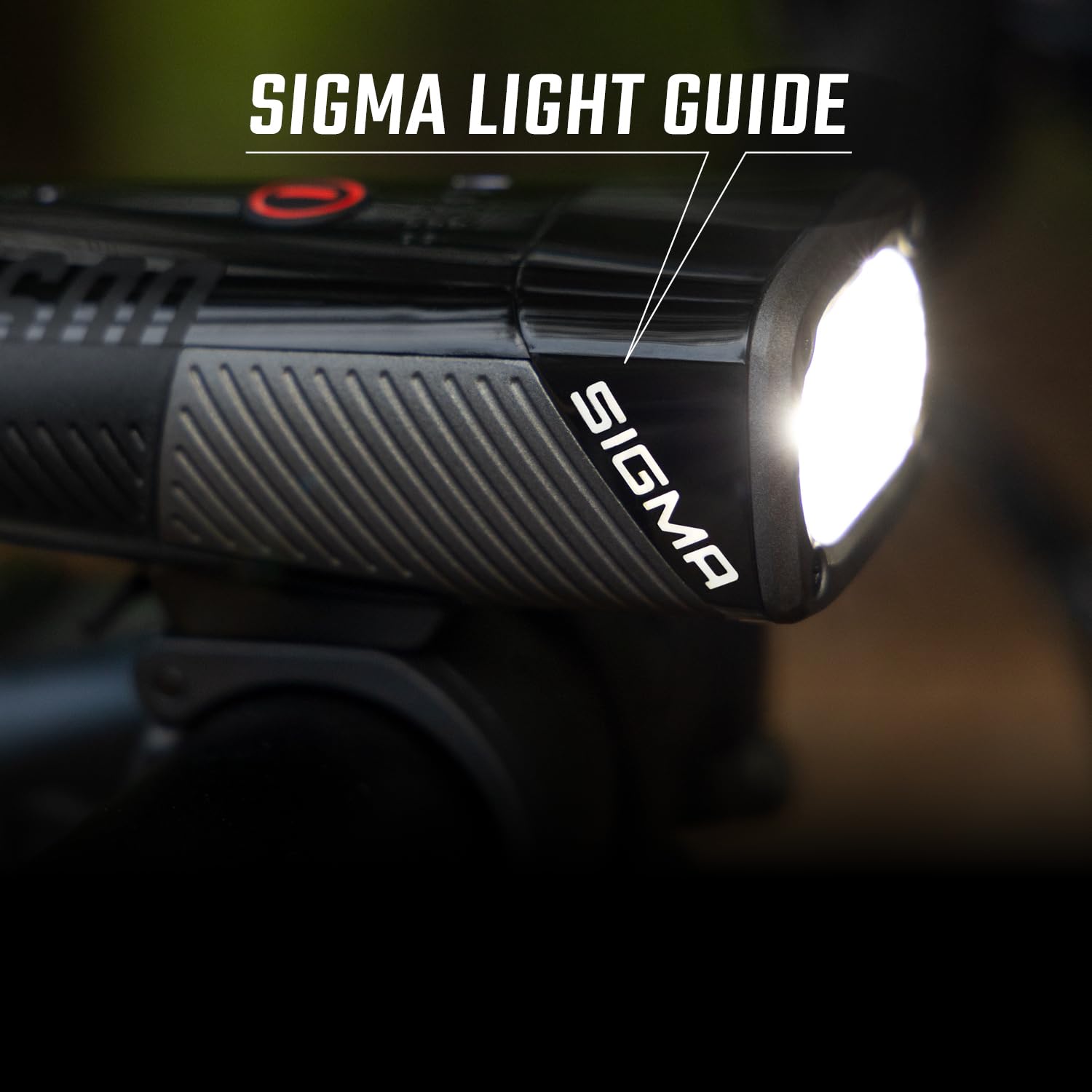 SIGMA Buster 1600 | Reflektor 1600 lumenów | Akumulator reflektor z 6 trybami świecenia | Doskonały obraz świetlny dzięki innowacyjnej podwójnej soczewce LED Osram | Kolor: Czarny