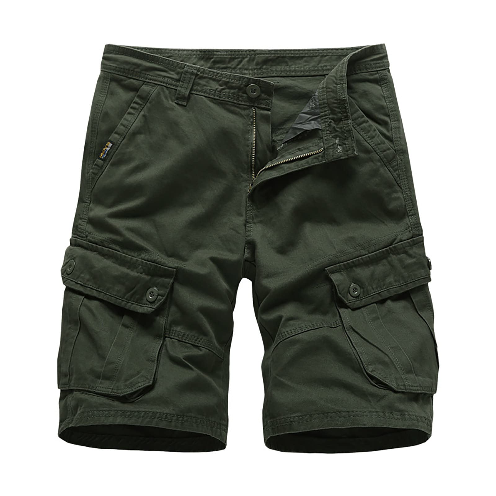 別注 VINTAGE FIT 6 POCKETS CARGO SHORTS Orslow Men's Vintage Fit 6 Pockets Cargo Shorts - Army Green