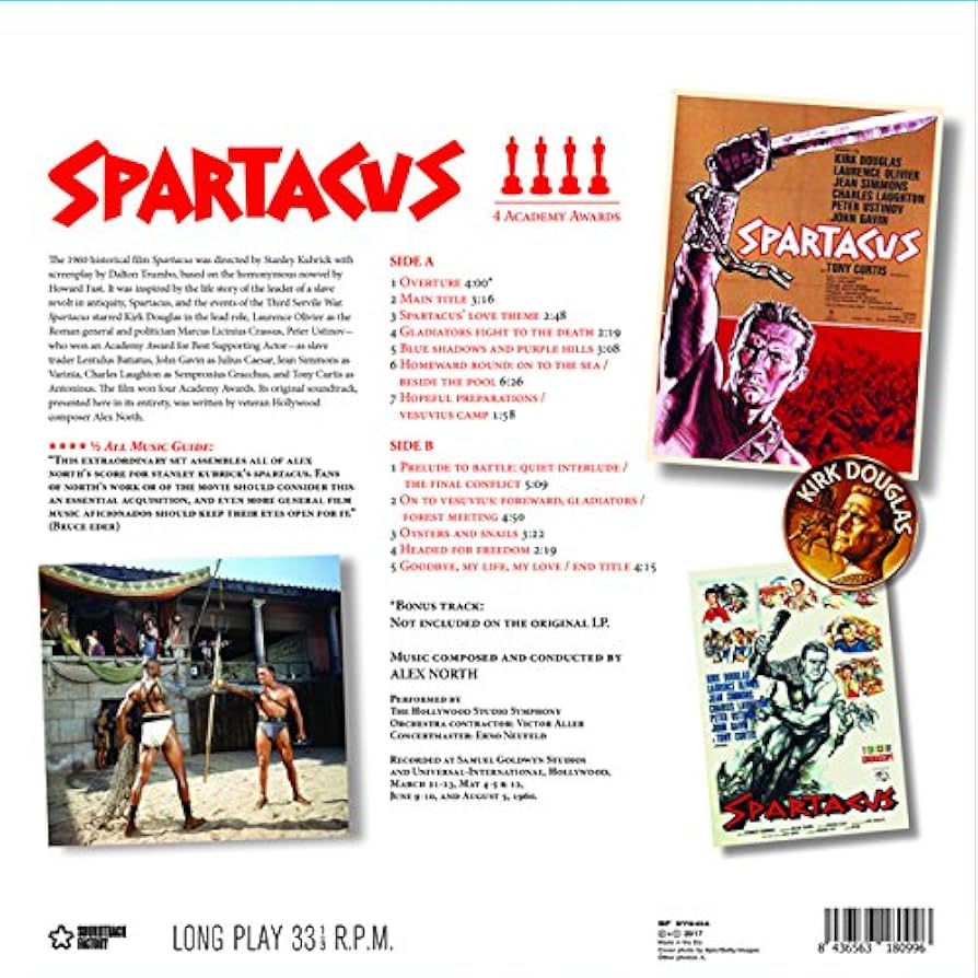 Amazon.co.jp: SPARTACUS (Original Motion Picture Soundtrack