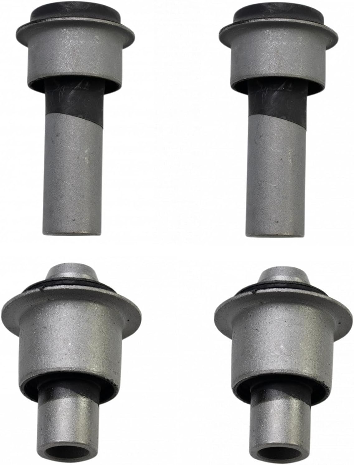 TRQ Front Driver & Passenger Side Forward & Rearward Subframe Bushing Kit 4 Pieces Compatible with 2007-2012 Nissan Sentra