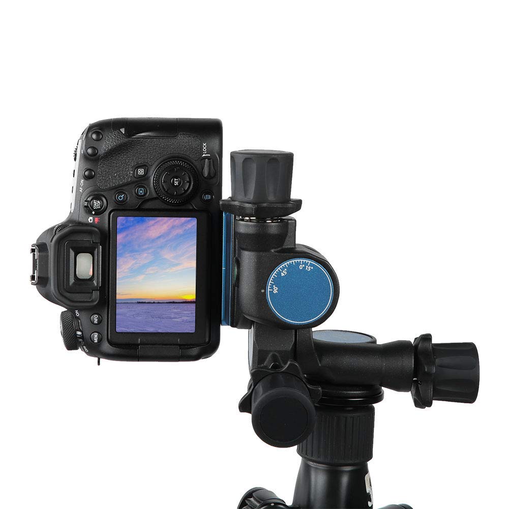 Testa a sfera resistente con quadrante di posizionamento preciso per fotocamera DSLR, ideale per fotografia professionale