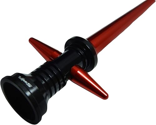Miniatura 2 de Espada láser de hoja de 5.4 pulgadas, color rojo y negro, antena en aluminio mecanizado CNC para Toyota Tundra 99-18 1999-2018