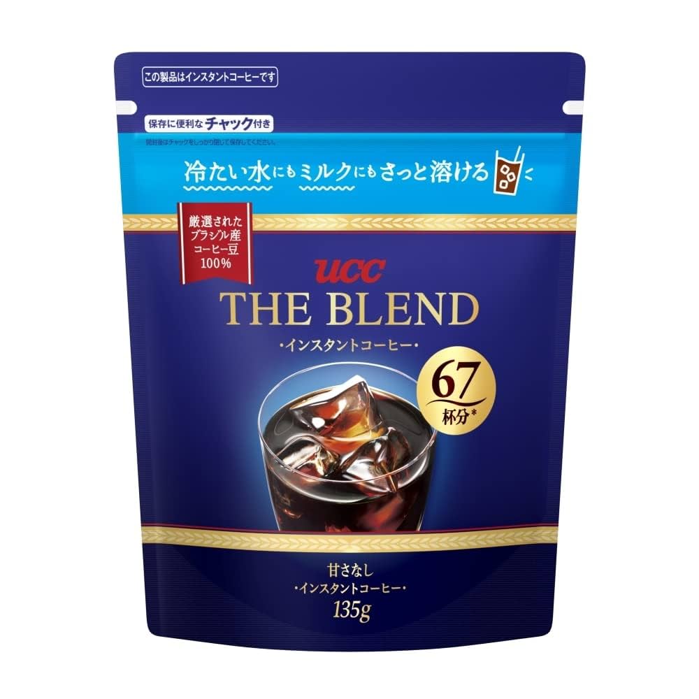 Amazon.co.jp: UCC ザ・ブレンド インスタントコーヒー 袋 135g