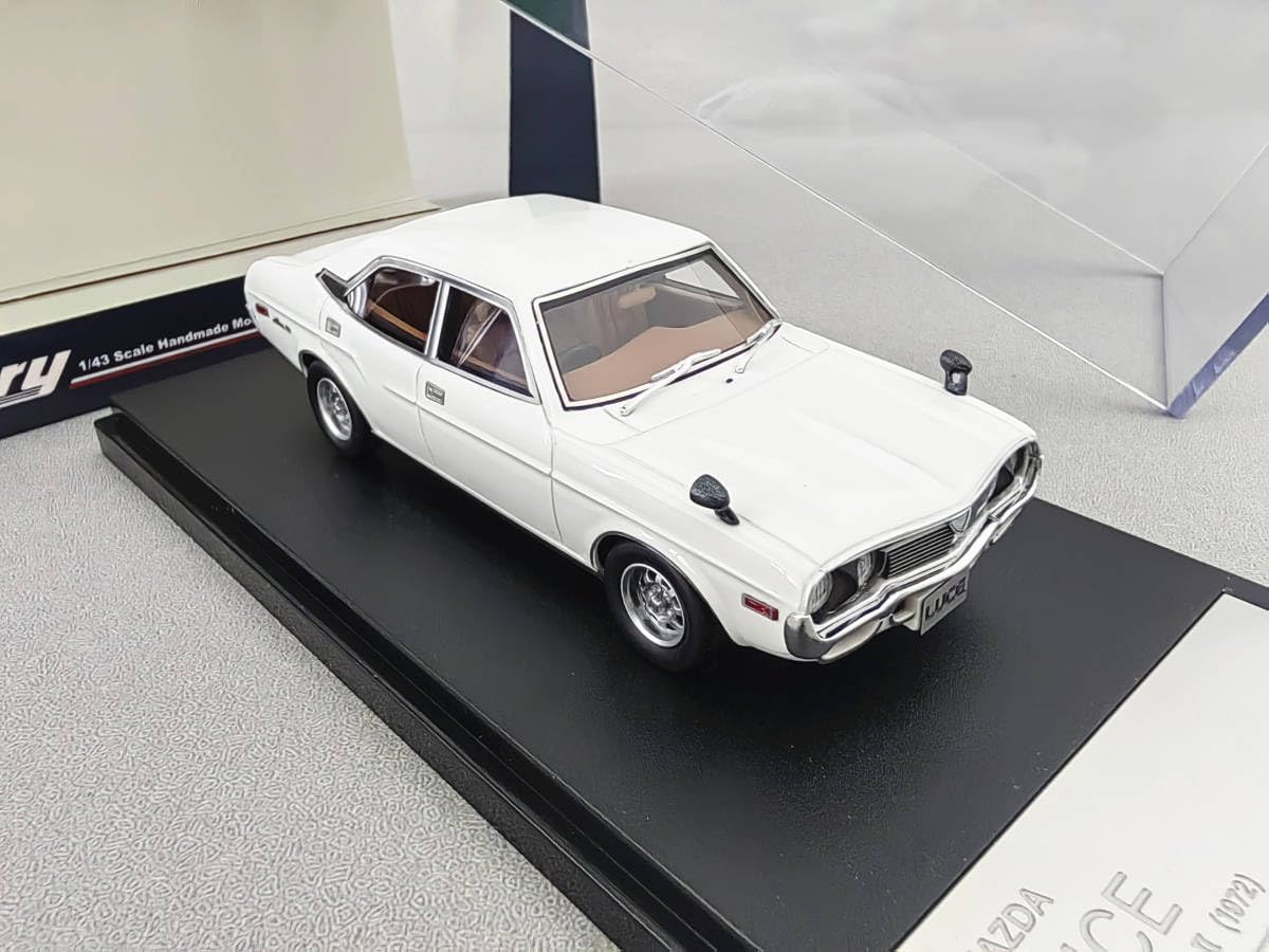 Amazon | Hi-Story 1/43 マツダ LUCE CUSTOM GRⅡ 1972 白 | ミニカー