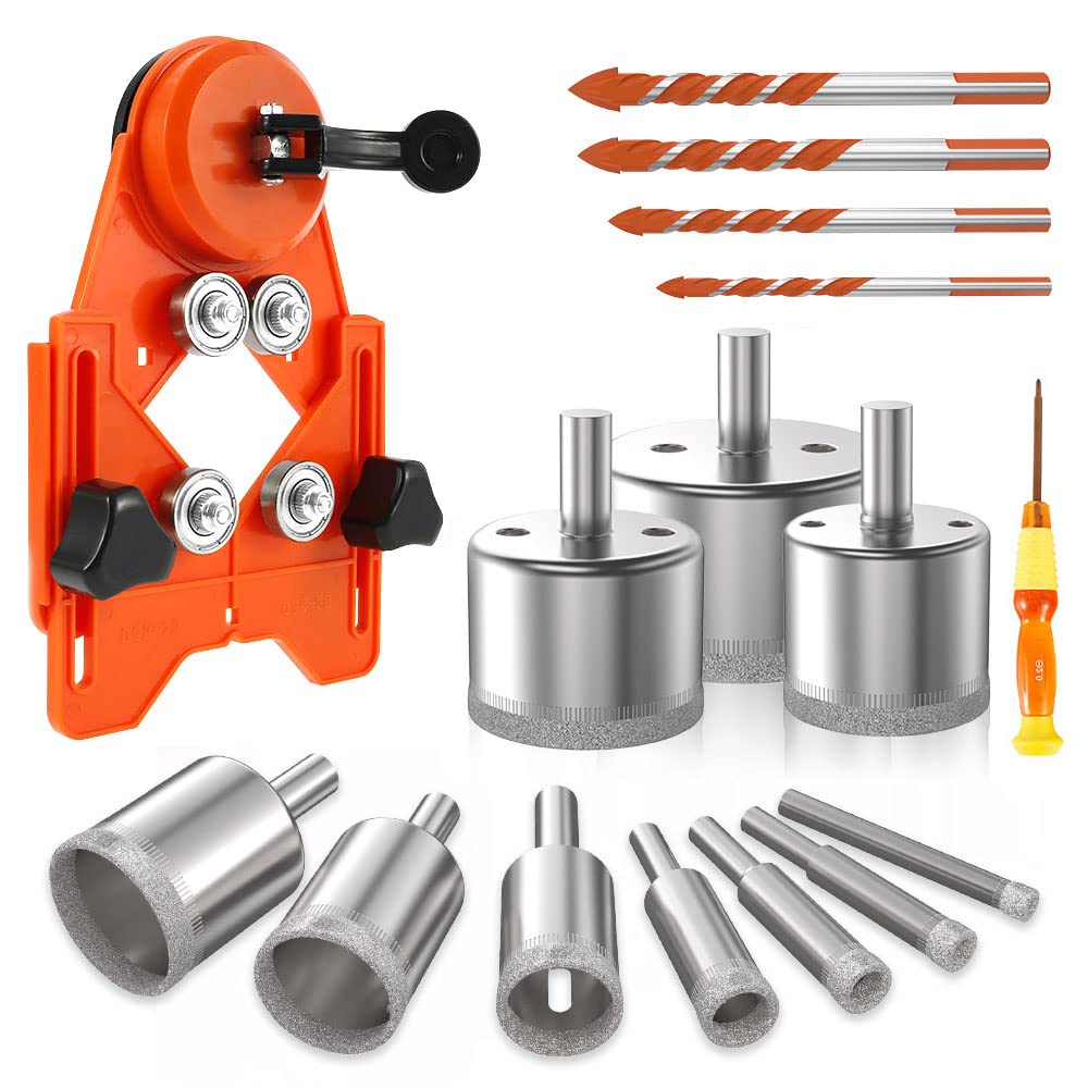 Kyoffiie Diamond Drill Bits, 16Pcs 