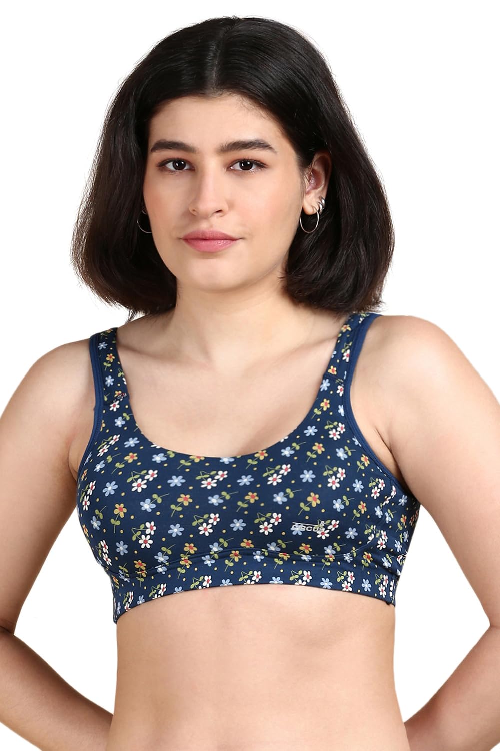 &circus Airsoft Non Padded Sports Bra for Women | Active Wear Full Coverage Bra for Women | Comfy Full Coverage Lounge Bra |-picture-12