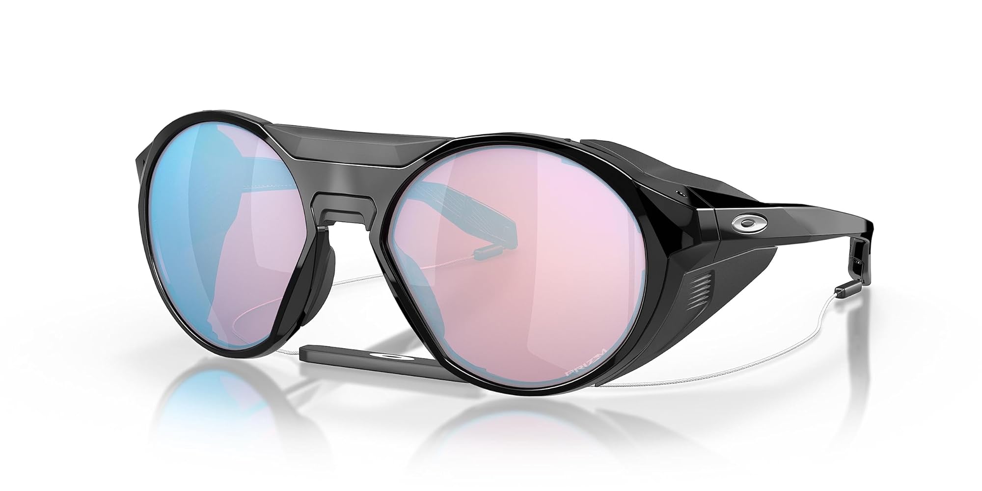 Oakley Clifden クリフデン Prizm snow black Oakley Men's OO9440 Clifden Round Sunglasses, Polished Black