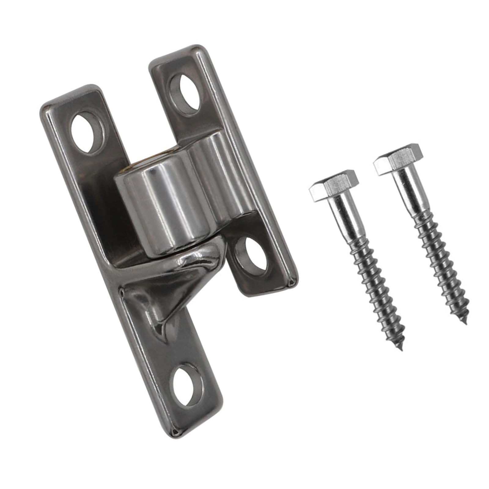 Strong 304 Steel Heavy Load Gate Hinges with Rusts Proof Finish Quiet Closing Ideal for Coastal Areas & Farm Weather Resistant Fence Hinges