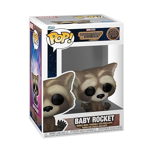 Funko POP! Vinyl: Marvel - Guardians of The Galaxy 3 - Rocket Raccoon - (Baby) - Vinyl-Sammelfigur - Geschenkidee - Offizielle Handelswaren - Spielzeug Für Kinder und Erwachsene - Movies Fans