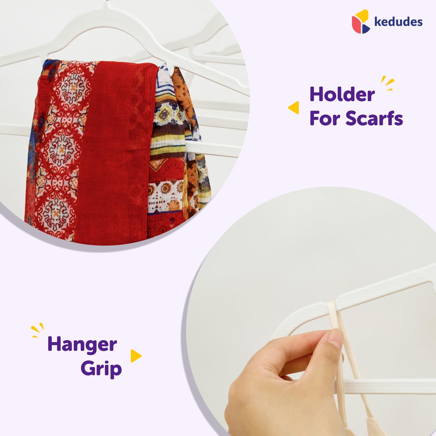 Lot De 30 Cintres Super Robustes, En Plastique Solide, Fabriqués Aux États- Unis, Pour Placards Et Vêtements (Blanc