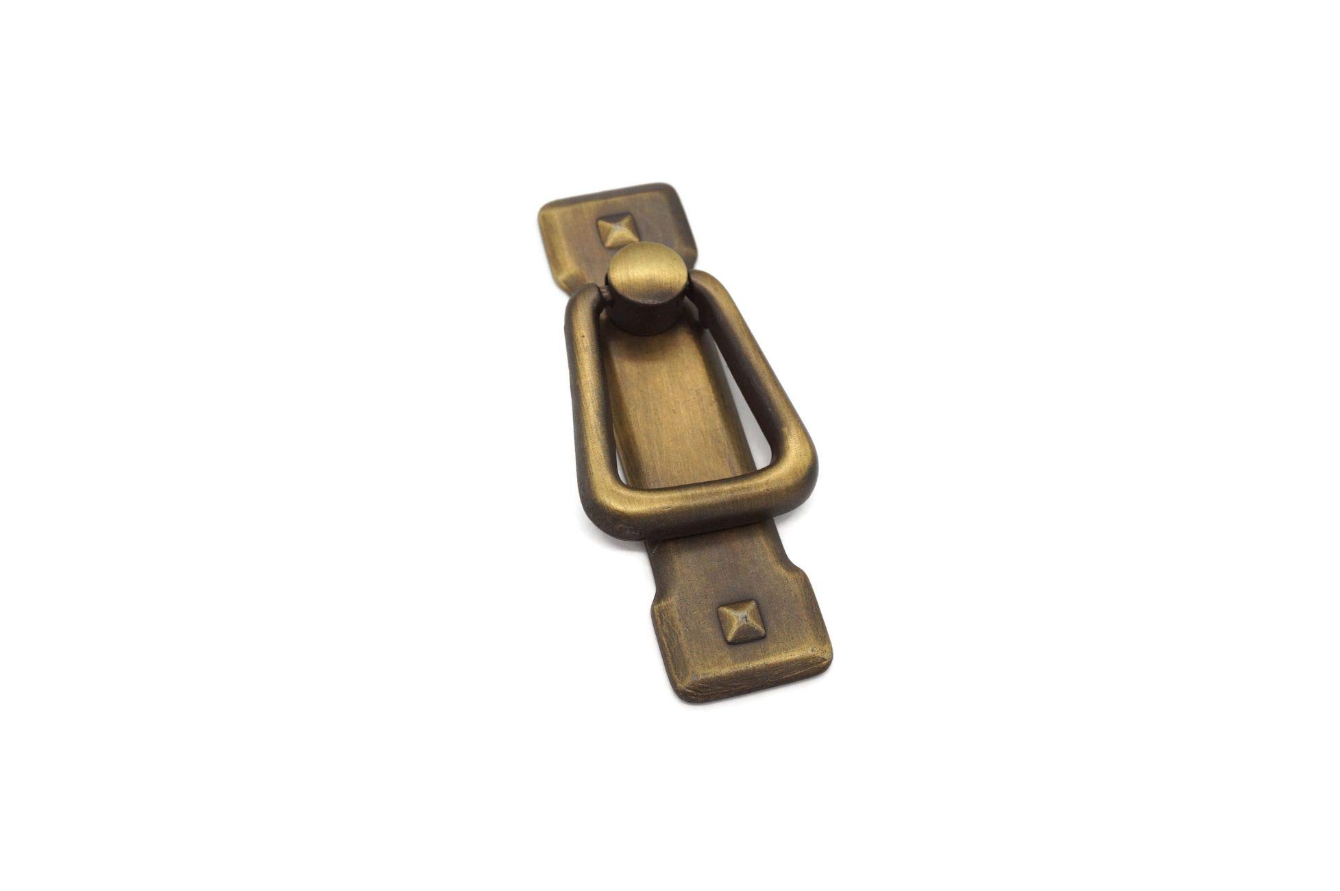 Mission Furniture Pull 3-3/4" Mission Cabinet Hardware Arts and Crafts Cabinet Furniture Pulls Antique Brass Finish