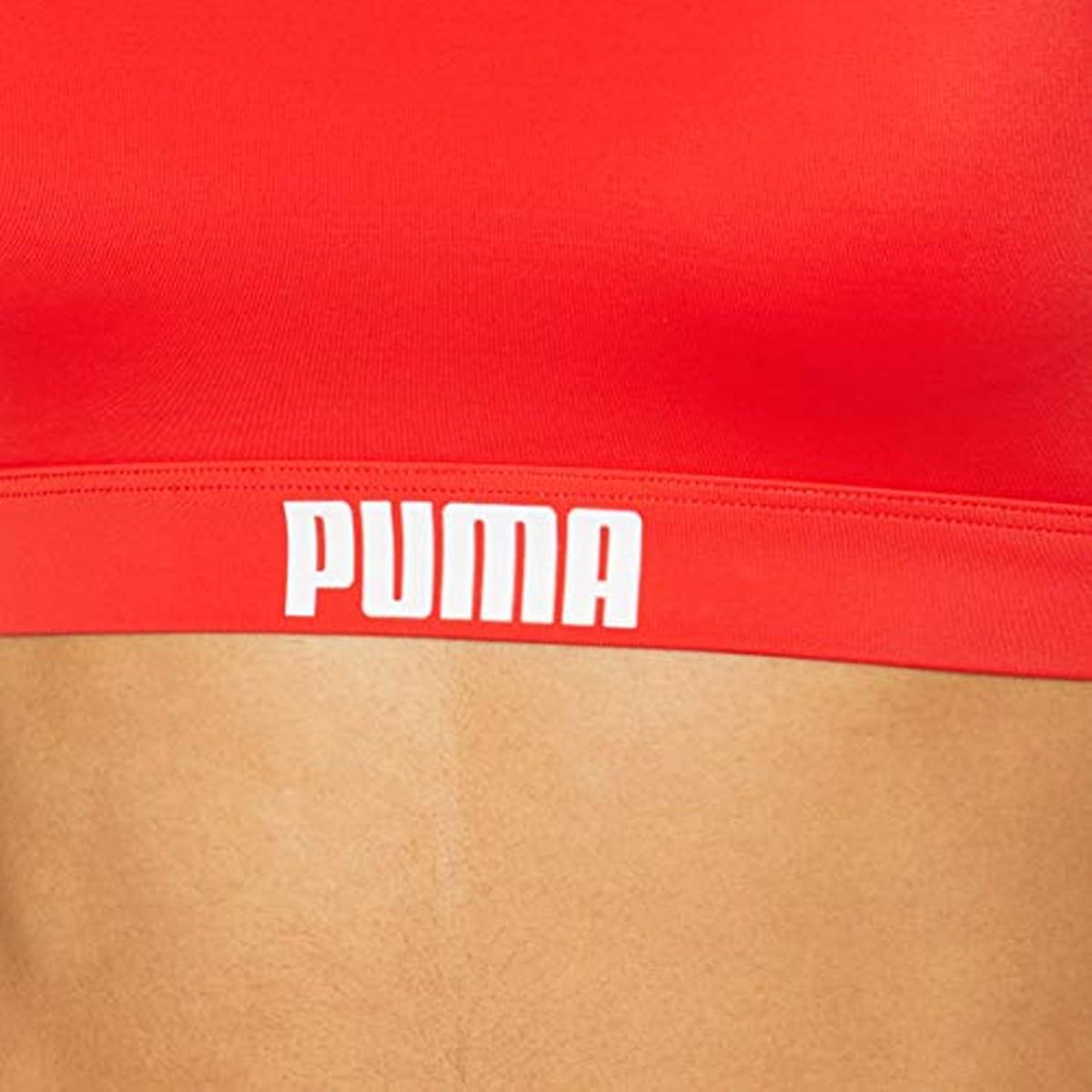 Puma Traje de baño Unisex con Espalda Cruzada para Mujer, Color Negro, Talla L/12-14 (Paquete de 1)