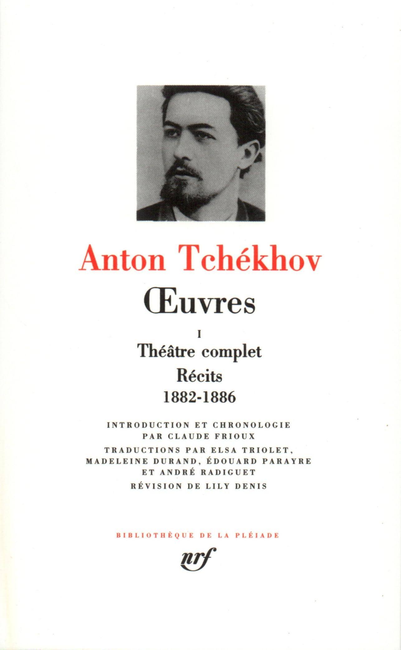 Tchékhov : Oeuvres, tome 1