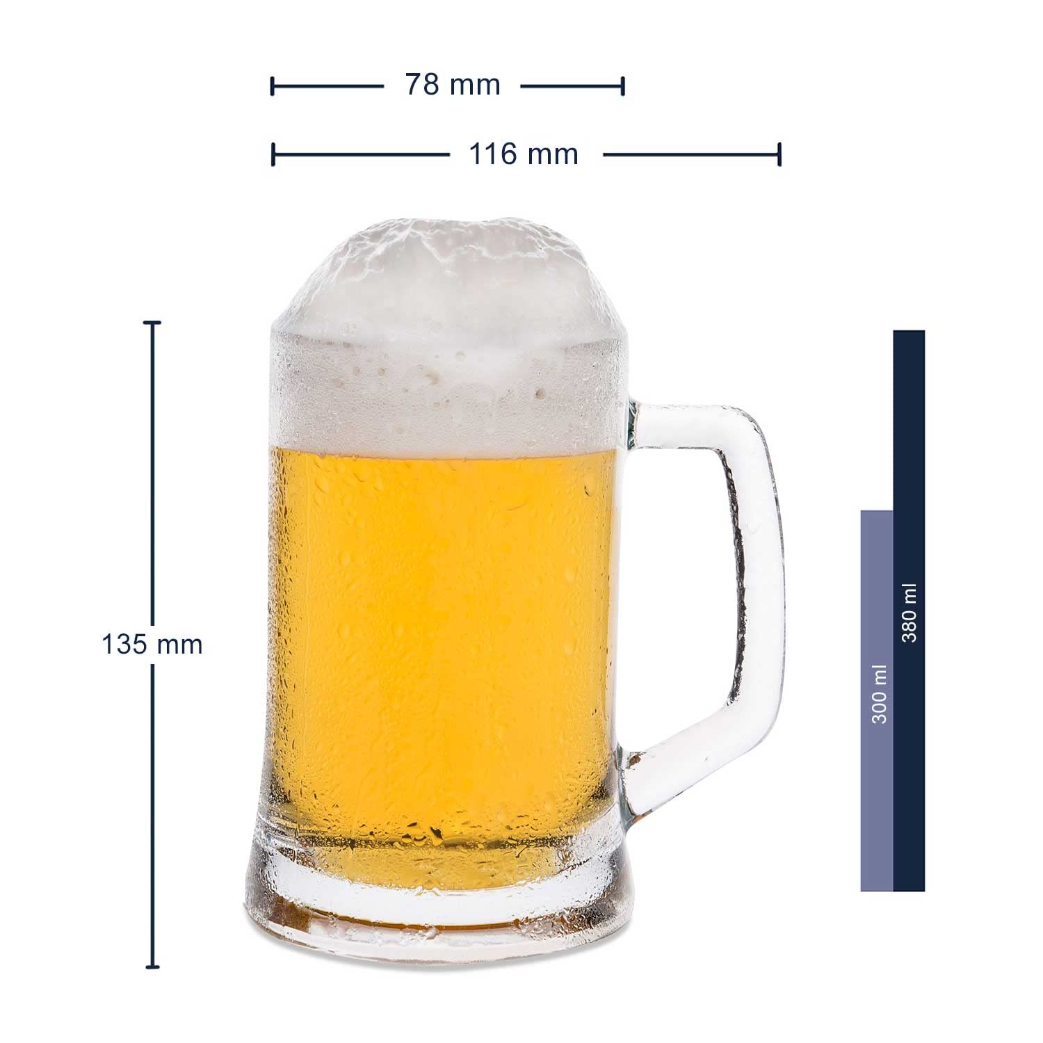 GRAVURZEILE Bierkrug mit Gravur - Wunschname - Personalisiert mit Namen - Geschenk für Männer - Geschenke für Papa zum Vatertag Geburtstag oder zu Weihnachten - Größe: 0,5 L