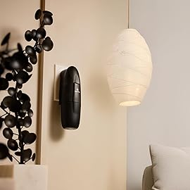 AromaPlan 5 Star Collection Plug in Diffuser (2 Fragrances Included)-Cold Air & Waterless Diffusers for Home & Office- Silent Wall Diffuser Plug in, Bluetooth App Control, 1000 sq. ft (Black)