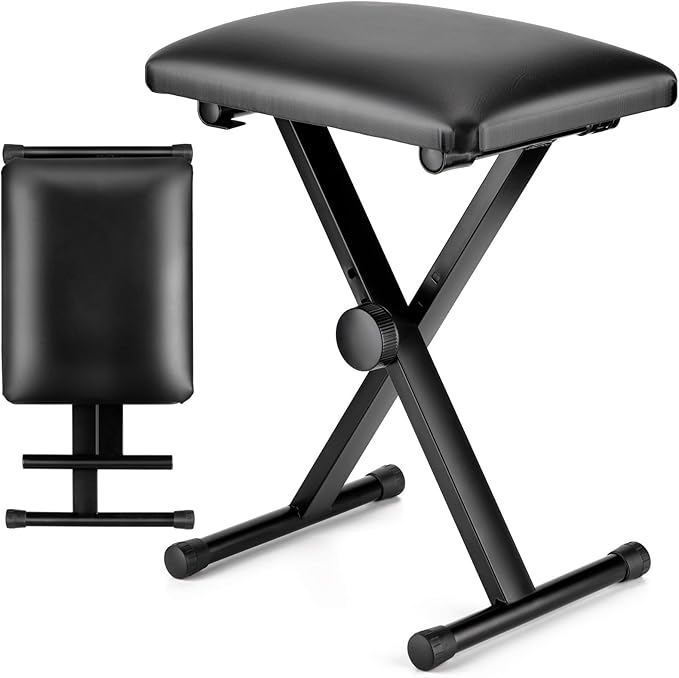 CAHAYA Keyboard Bench XStyle Height Adjustable 16.319.6in