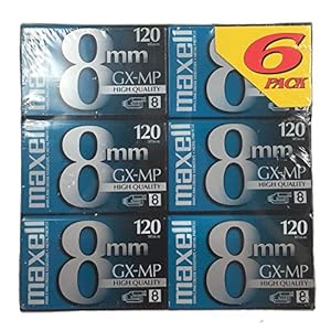 Maxell 8mm GX-MP Hi8 Videokassetten 6er-Pack
