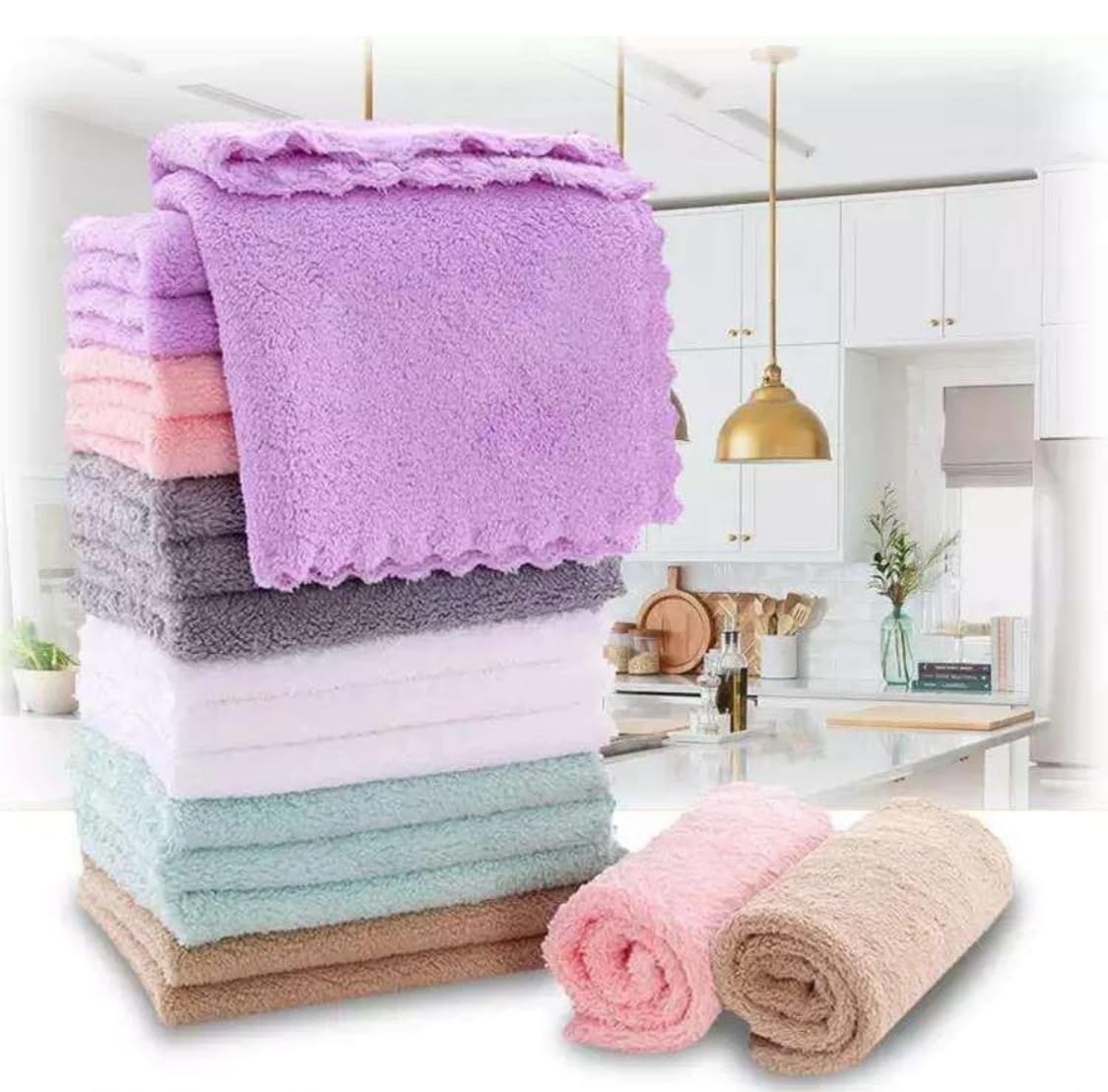 Trendy Face Towel – Set of 12 (25x25 cm, Multicolor) Rumal/Handkerchief/Hanky Set for Women, Kids and Newborn Babies | Ultra-Soft, Quick Dry, Absorbent | Small Towel for Hand & Face Wash-image-29