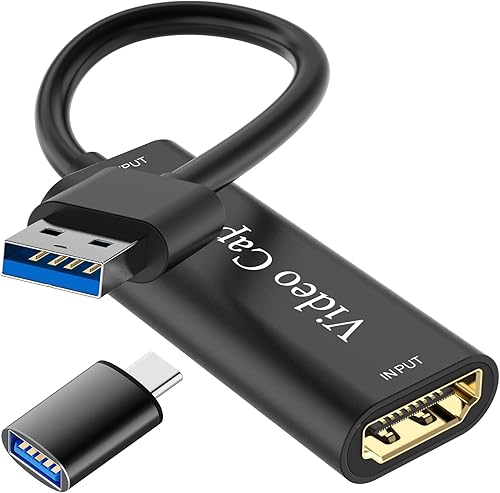 FILMSHOP Tarjeta de captura de video 4K tarjeta de captura HDMI a USB 30 captura de video 1080P para cámara DV transmisión de video transmisión en disponible en Yaxa Guatemala