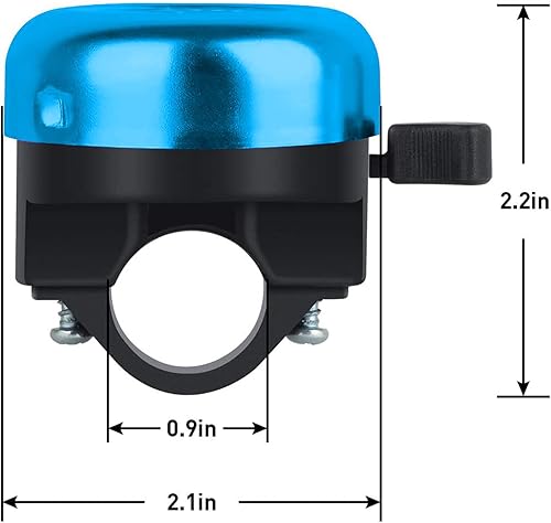 Miniatura 28 de Timbre de bicicleta de aluminio para bicicleta, timbre de bicicleta con sonido fuerte y nítido, para adultos, niños, niñas, niños, 5