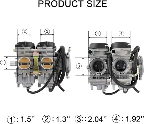 Vista 11 de JDMSPEED, nuevo carburador para Yamaha Raptor 660 660R YFM660 YFM 660R 2001-2005