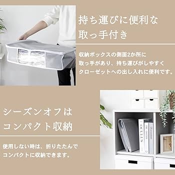 Amazon｜【衣替え】 アイリスプラザ(IRIS PLAZA) 収納BOX一体型