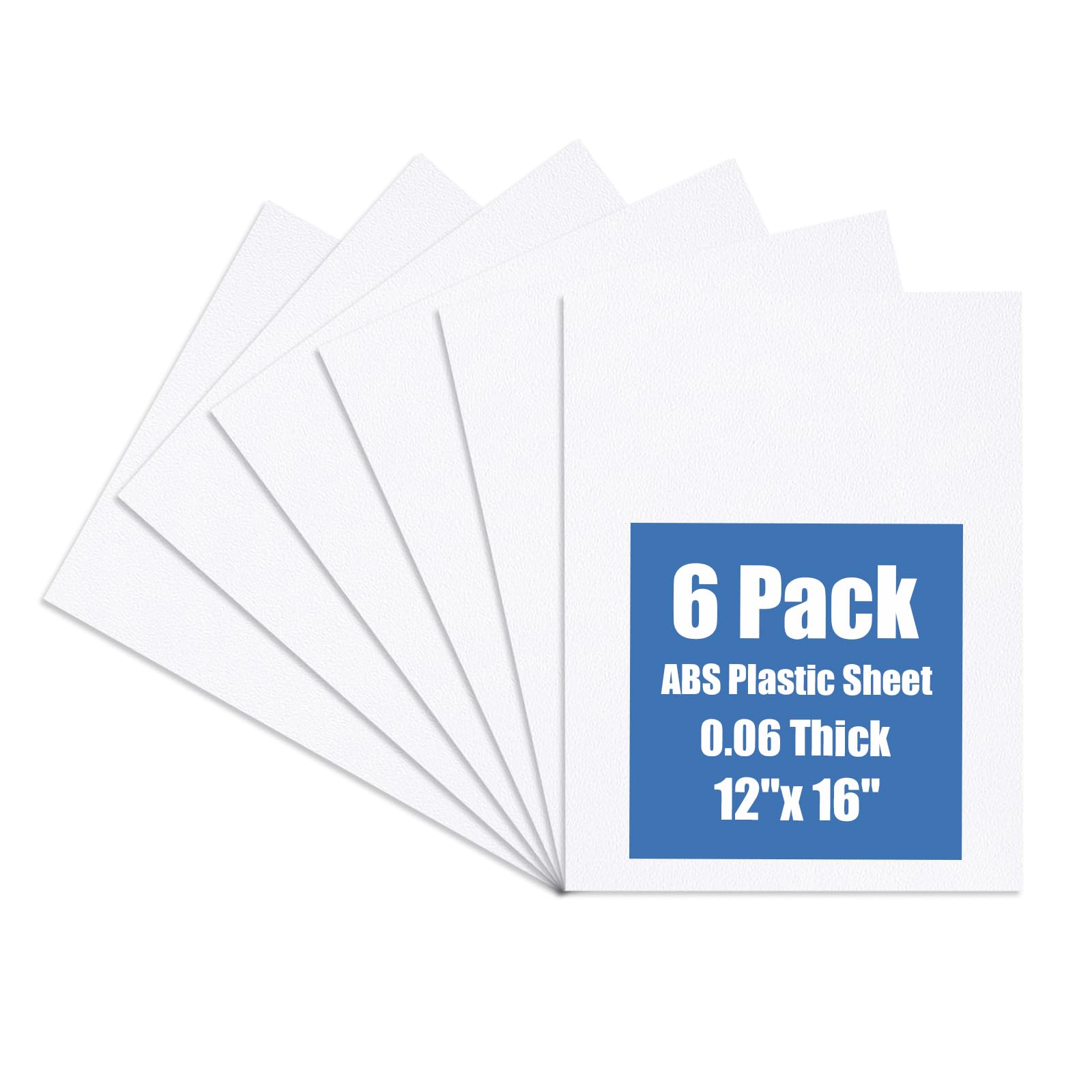 White ABS Plastic Sheets - Flexible & Moldable -18