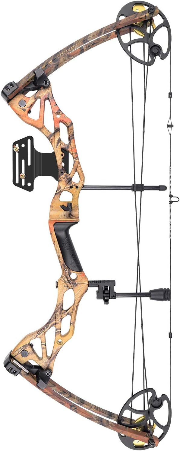 Leader Accessories Compound Bow 50-70lbs 25" - 31" Archery Hunting Equipment with Max Speed 310fps, Right Handed