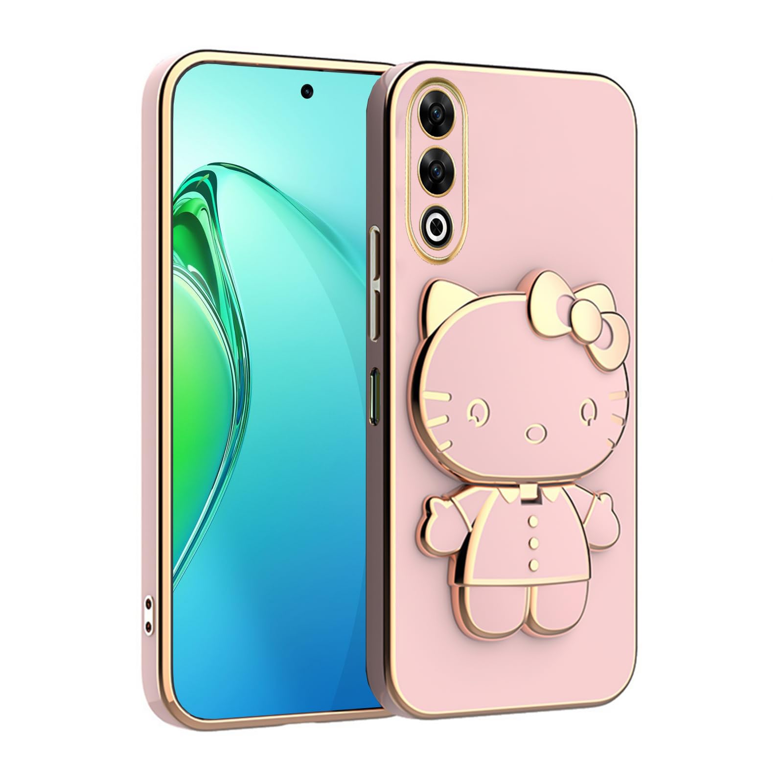 V-TAN Electroplated 3D Kitty Folding Stand and Mirror Back Case Compatible with OnePlus Nord CE4 (Pink) (B0D46YT7VP) Amazon Price History, Amazon Price Tracker