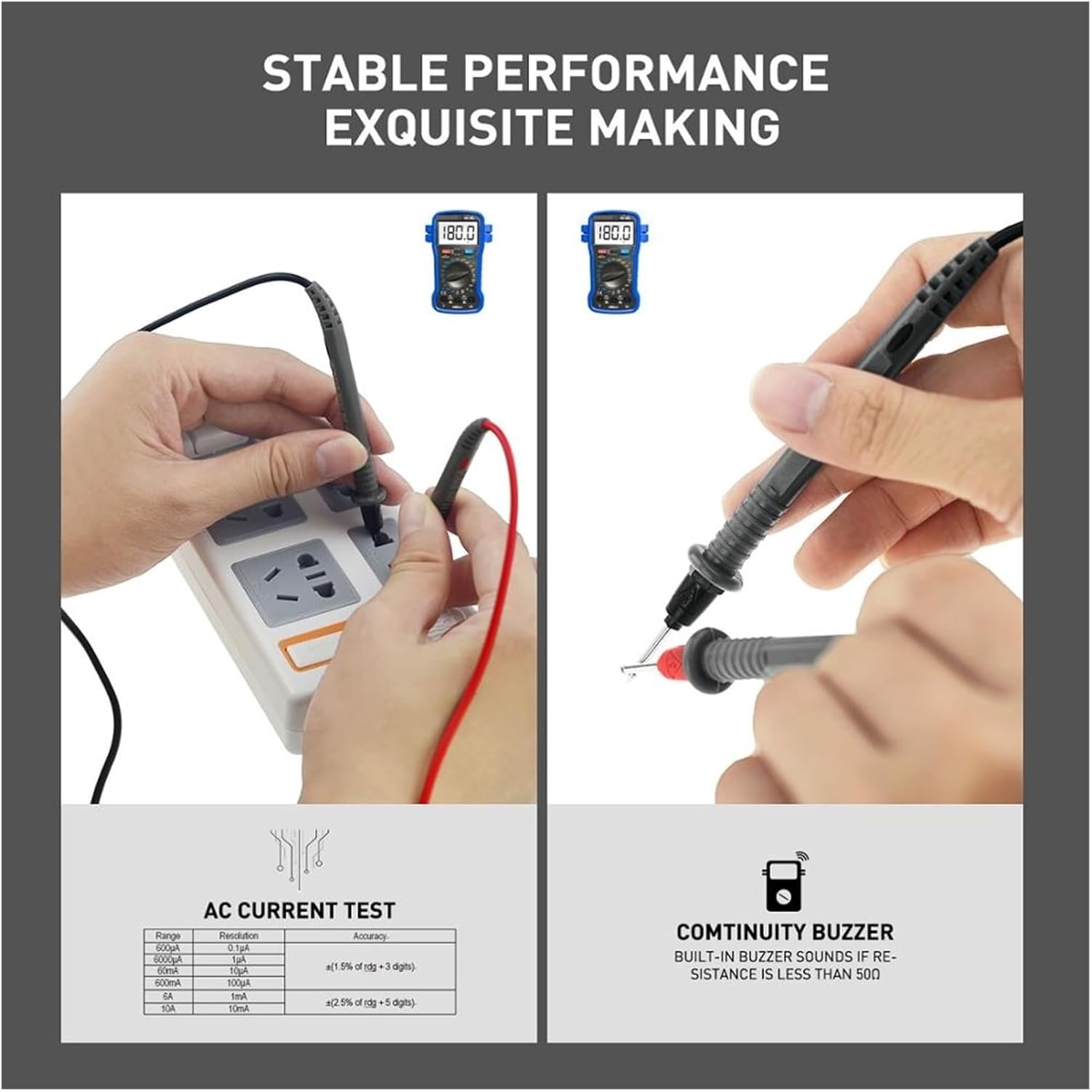Backlight LCD Digital LCR Meter Resistance Capacitance Inductance Tester Transistor HFE Tester
