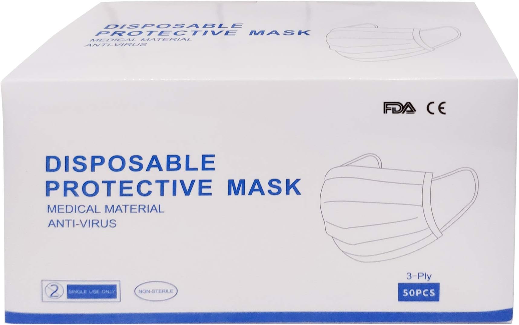 LLLCF Mouth and Nose Protective Film Each Box Contains 50 Pieces