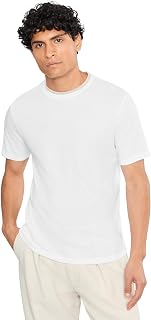 Vince Loose Knit Double Collar Short Sleeve Crew