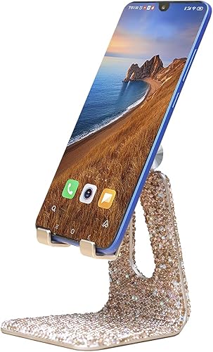 Carchile Soporte ajustable para teléfono celular, soporte de teléfono para escritorio, soporte de escritorio para teléfono, compatible con iPhone,