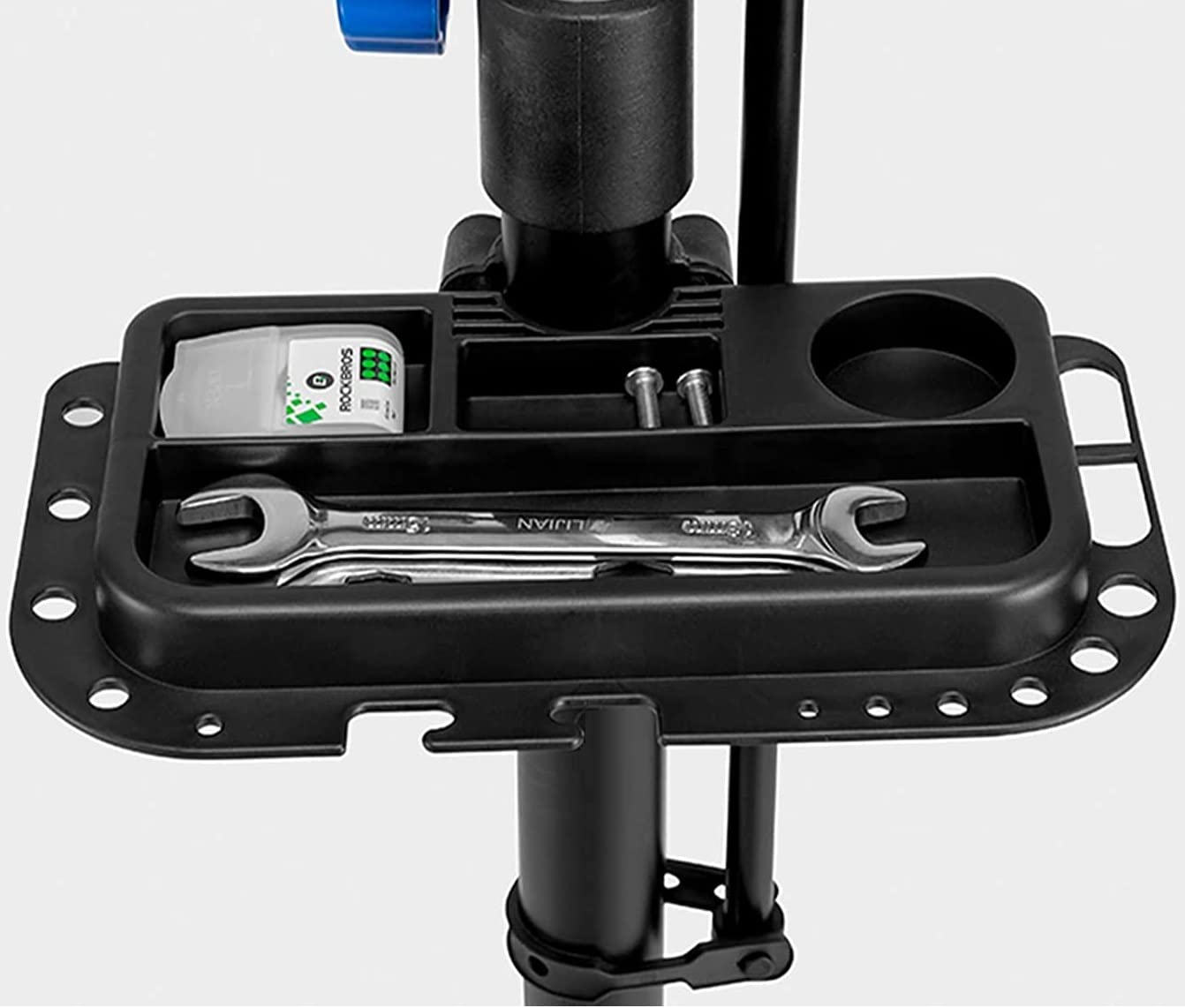 DED Soporte para revisión y reparación de Bicicleta Altura Ajustable Giratorio 360° Caballete Montaje universal Taller Bici. Hasta 30kg